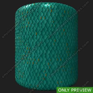 PBR Texture of Snake Skin